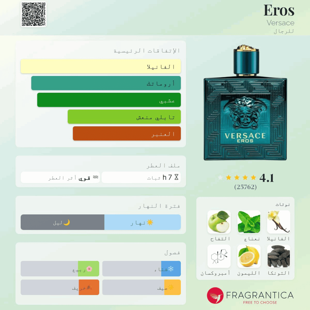 إيروس – Versace Eros (رجالي)