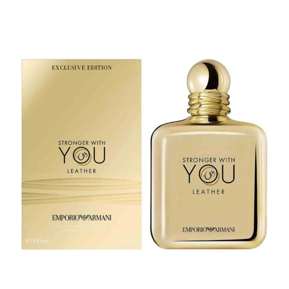 Emporio Armani Stronger With You Leather – إمبوريو أرماني سترونجر ويذ يو ليذر – للرجال