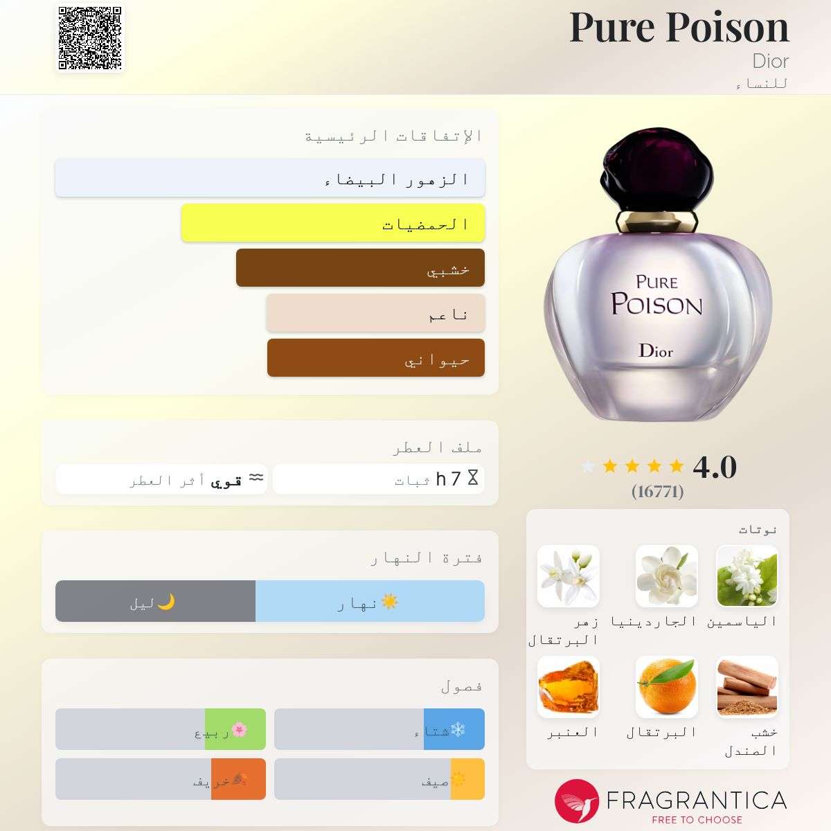 Pure Poison – Dior | بيور بويزن – ديور (نسائي)